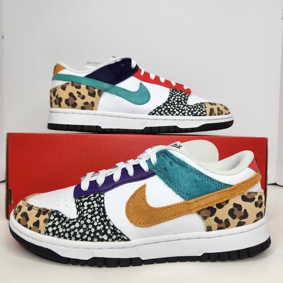 Nike Shoes - Nike Dunk Low Animal Instinct Safari Size 7.5 Women